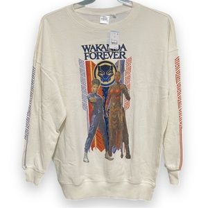 Disney Marvel Wakanda Forever Pullover Sweater Size XS New with Tag